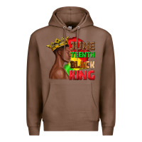 Chestnut juneteenth black king Premium Hoodie - texasbilliewilder