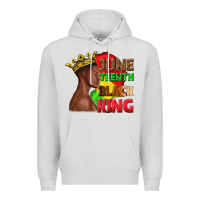 Dove Grey juneteenth black king Premium Hoodie - texasbilliewilder