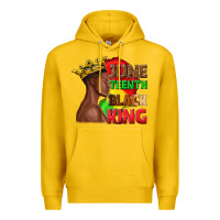 Lemon juneteenth black king Premium Hoodie - texasbilliewilder