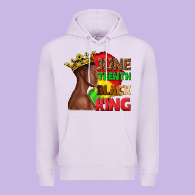 Juneteenth Black King Premium Hoodie Designed By Texasbilliewilder