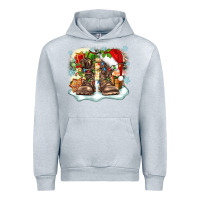 Heather Grey army christmas Urban Hoodie - Zillion Design Studio