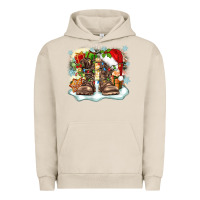 Pigment French Oak army christmas Urban Hoodie - Zillion Design Studio