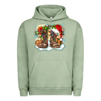 Pigment Oil Green army christmas Urban Hoodie - Zillion Design Studio