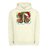 Pigment Pistachio army christmas Urban Hoodie - Zillion Design Studio