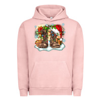 Pigment Salmon army christmas Urban Hoodie - Zillion Design Studio