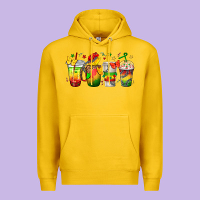 Juneteenth Coffee Cups Premium Hoodie Designed By Texasbilliewilder