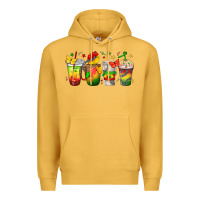 Mustard juneteenth coffee cups Premium Hoodie - texasbilliewilder