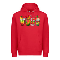 Red juneteenth coffee cups Premium Hoodie - texasbilliewilder