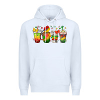 White juneteenth coffee cups Premium Hoodie - texasbilliewilder