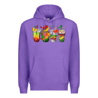 Purple juneteenth coffee cups Premium Hoodie - texasbilliewilder