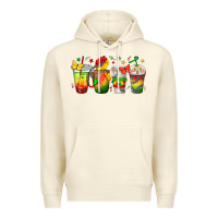 Sandshell juneteenth coffee cups Premium Hoodie - texasbilliewilder