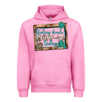 Fuchsia Pink feeling kinda idgafish today Urban Hoodie - texasbilliewilder