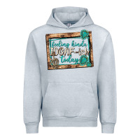 Heather Grey feeling kinda idgafish today Urban Hoodie - texasbilliewilder