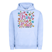Pigment Grape Ice grow in grace Urban Hoodie - texasbilliewilder