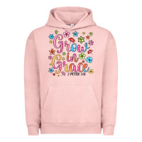 Pigment Salmon grow in grace Urban Hoodie - texasbilliewilder