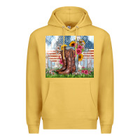 Antique Gold christian western Premium Hoodie - Zillion Design Studio