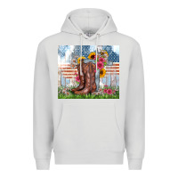 Dove Grey christian western Premium Hoodie - Zillion Design Studio