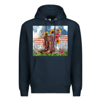 Navy christian western Premium Hoodie - Zillion Design Studio