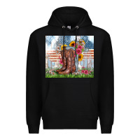 Black christian western Premium Hoodie - Zillion Design Studio