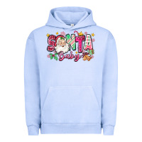 Pigment Grape Ice pink santa baby christmas Urban Hoodie - Zillion Design Studio