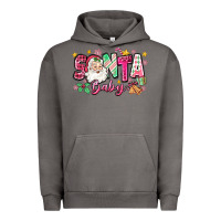 Pigment Tornado pink santa baby christmas Urban Hoodie - Zillion Design Studio