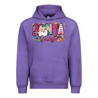 Tulip pink santa baby christmas Urban Hoodie - Zillion Design Studio