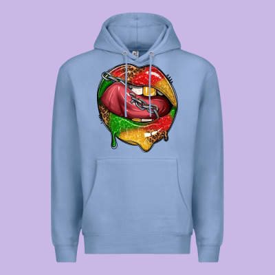 Juneteenth Day Lips Premium Hoodie Designed By Texasbilliewilder