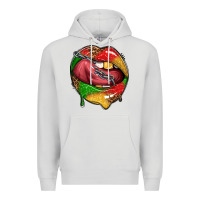 Dove Grey juneteenth day lips Premium Hoodie - texasbilliewilder