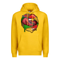 Lemon juneteenth day lips Premium Hoodie - texasbilliewilder