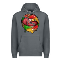 Rock juneteenth day lips Premium Hoodie - texasbilliewilder