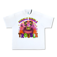 White hubble bubble trouble Urban Heavy Tee - Artiststas
