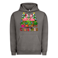 Pigment Tornado merry christmas flamingo Urban Hoodie - Zillion Design Studio