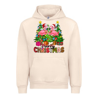 Merry Christmas Flamingo Urban Hoodie | Teevron