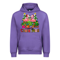 Tulip merry christmas flamingo Urban Hoodie - Zillion Design Studio