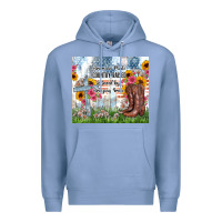 Colony Blue christian western american made country raised Premium Hoodie - Zillion Design Studio
