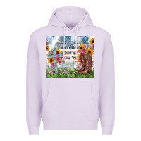Lilac christian western american made country raised Premium Hoodie - Zillion Design Studio