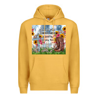 Mustard christian western american made country raised Premium Hoodie - Zillion Design Studio