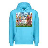 Ocean Blue christian western american made country raised Premium Hoodie - Zillion Design Studio