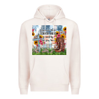 Pale Pink christian western american made country raised Premium Hoodie - Zillion Design Studio