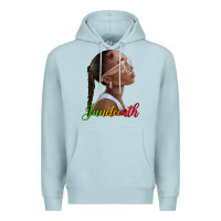Blue Mist juneteenth black woman Premium Hoodie - texasbilliewilder