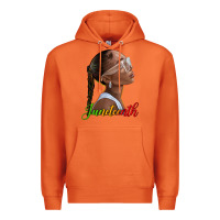 Carrot juneteenth black woman Premium Hoodie - texasbilliewilder