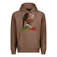 Chestnut juneteenth black woman Premium Hoodie - texasbilliewilder