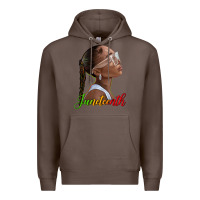 Coffee juneteenth black woman Premium Hoodie - texasbilliewilder