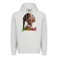 Dove Grey juneteenth black woman Premium Hoodie - texasbilliewilder