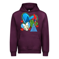 Mauve Wine guatemala hearts Urban Hoodie - texasbilliewilder