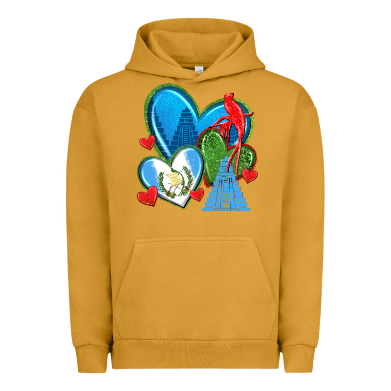 Guatemala Hearts Urban Hoodie by texasbilliewilder | Teevron