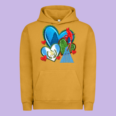 Urban Hoodie guatemala hearts