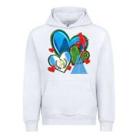 White guatemala hearts Urban Hoodie - texasbilliewilder