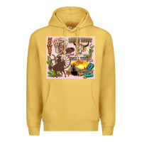 Antique Gold wild west western Premium Hoodie - Zillion Design Studio