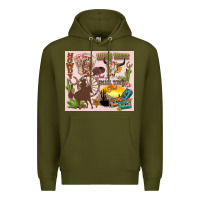 Army Green wild west western Premium Hoodie - Zillion Design Studio